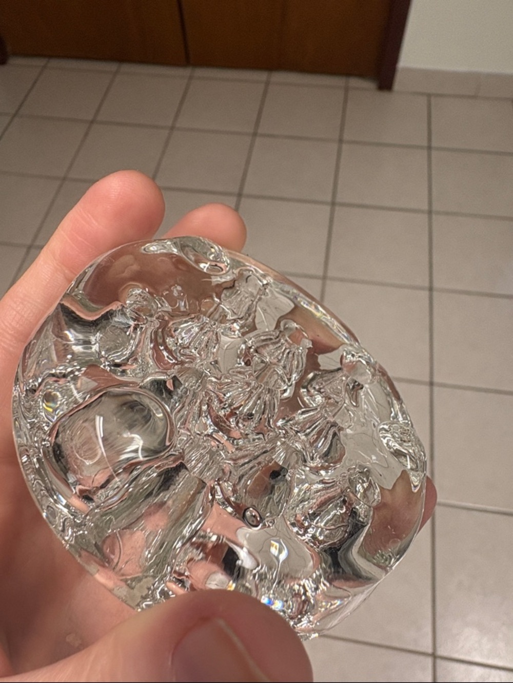 Glass Flower Frog - 11 hole - Free with purchase - Picture 4 of 4